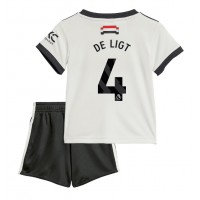 Camisa de time de futebol Manchester United Matthijs de Ligt #4 Replicas 3º Equipamento Infantil 2024-25 Manga Curta (+ Calças curtas)